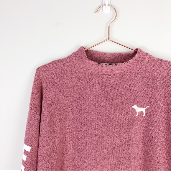 Pink VS oversized spellout sweatshirt - Picture 2 of 6